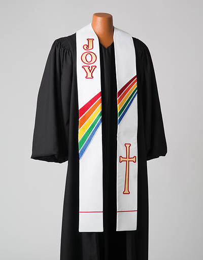 Picture of Celebration 4500 Series White Stole - 110"