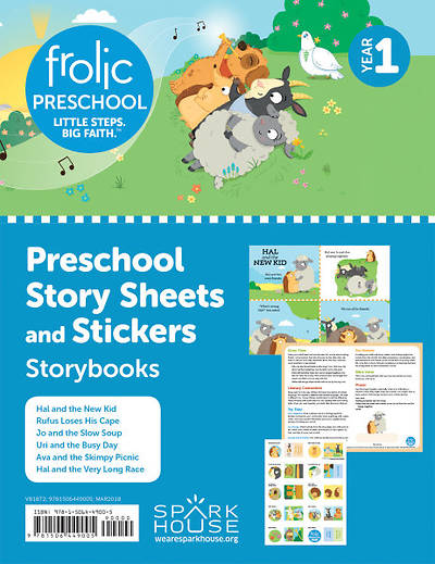 Frolic Preschool Story Sheets and Stickers