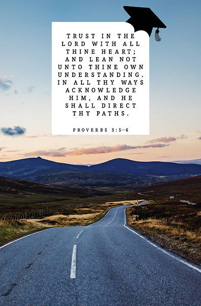 Picture of Direct Thy Paths Graduation Regular Size Bulletin