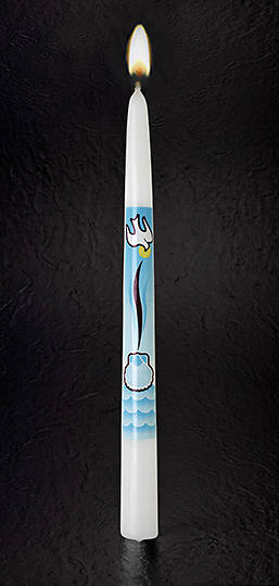 Emkay I Baptize Thee Baptism Candle