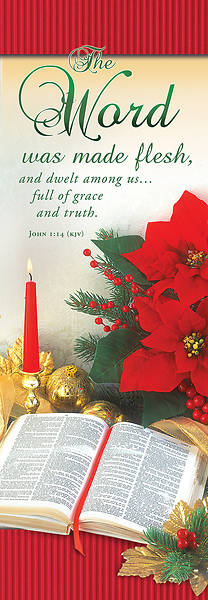 Picture of Banner The Word Was Made Flesh 2 x 6 Fabric