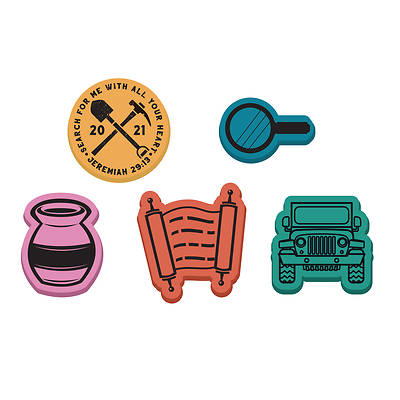 Picture of Vacation Bible School VBS 2021 Destination Dig Unearthing the Truth About Jesus Sticky Foam Shapes 150 Pieces