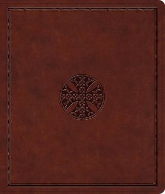 ESV Journaling Bible (Trutone, Brown, Mosaic Cross Design)