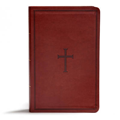 Picture of KJV Giant Print Reference Bible, Brown Leathertouch