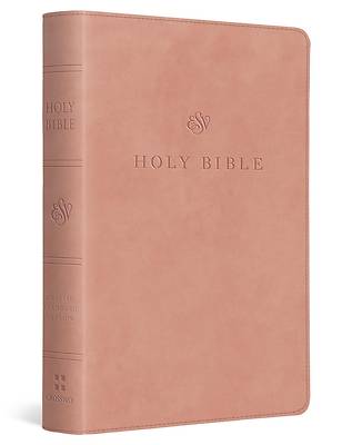 Picture of ESV Large Print Compact Bible, Red Letter (Trutone, Blush Rose)