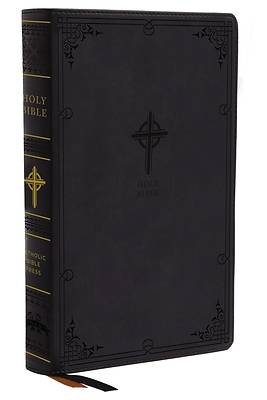 Picture of Nabre, New American Bible, Revised Edition, Catholic Bible, Large Print Edition, Leathersoft, Black, Thumb Indexed, Comfort Print
