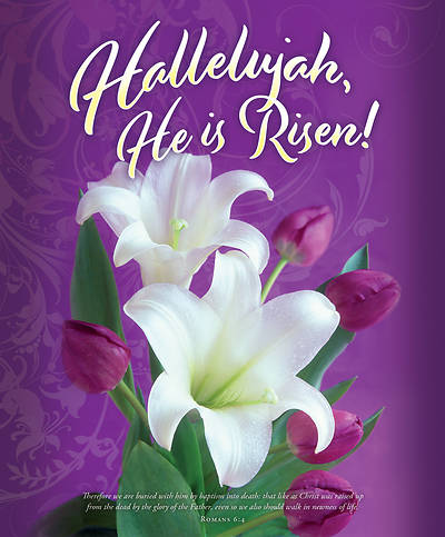 Picture of Hallelujah He is Risen! Easter Legal Size Bulletin (Pkg of 100)