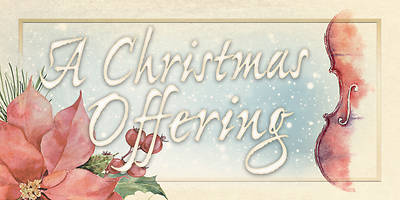 Picture of Christmas Poinsettia & Music Christmas Offering Envelope (Pkg of 50)