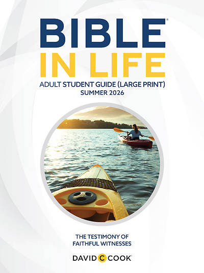 Picture of Bible in Life Adult Student Book Large Print Summer