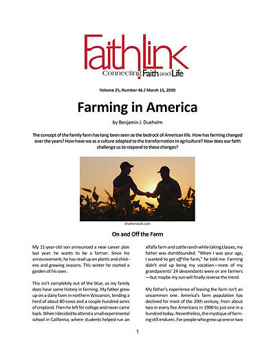 Faithlink - Farming in America