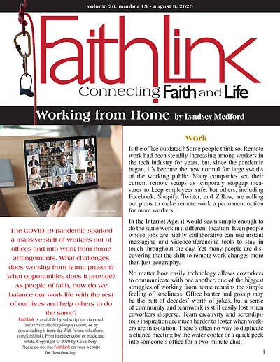 Faithlink - Working from Home (8/9/2020)
