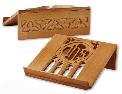 Picture of Florentine Collection Bible Stand - Medium Oak Stain