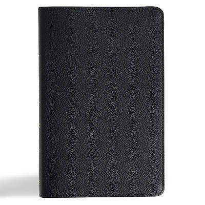 Picture of CSB Thinline Bible, Anglicised Edition, Black Genuine Leather