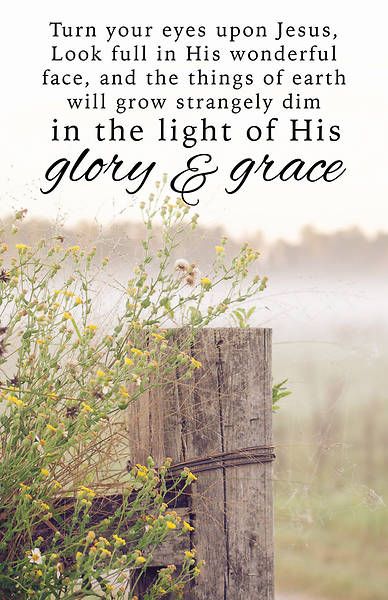 Picture of Turn Your Eyes Upon Jesus General Regular Size Bulletin