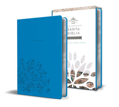 Picture of Biblia Reina Valera 1960 Letra Grande. Símil Piel Azul, Tamaño Manual / Spanish Holy Bible Rvr 1960. Handy Size, Large Print, Blue Leathersoft