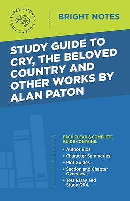 Picture of Study Guide to Cry, The Beloved Country and Other Works by Alan Paton