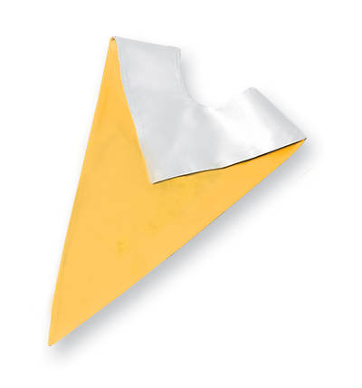 Picture of Murphy Qwick-Ship Imperial Satin Gold/White Plain Reversible Choir Stole