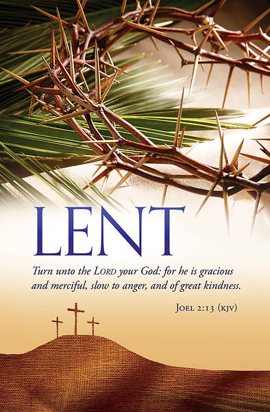 Picture of Lent Turn unto the Lord your God Bulletin