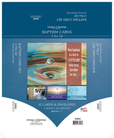 A New Life Baptism for All Cards - Box of 12