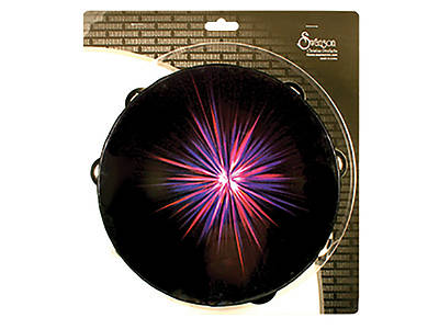 Picture of Purple Starburst Single Row Tambourine - 10"