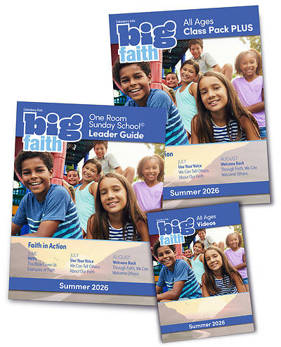 Cokesbury Kids Big Faith Summer 2026 One Room Sunday School Leader Kit