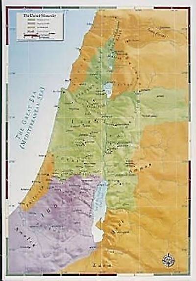 Picture of Abingdon Bible Lands Charthead Map