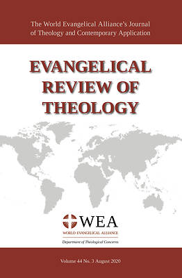 Picture of Evangelical Review of Theology, Volume 44, Number 3, August 2020