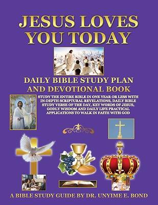 Picture of Jesus Loves You Today Daily Bible Study Plan and Devotional Book