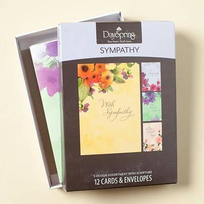 Picture of Watercolors - Sympathy Boxed Cards - Box of 12