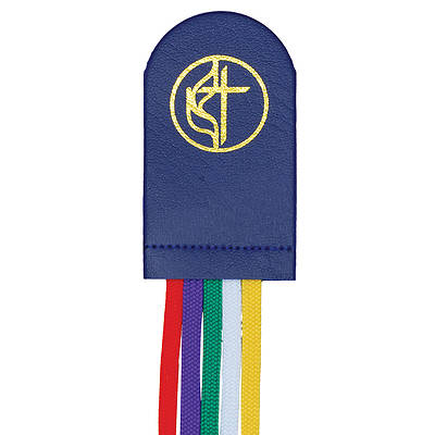 Picture of UM Cross & Flame 5 Ribbon Bookmark