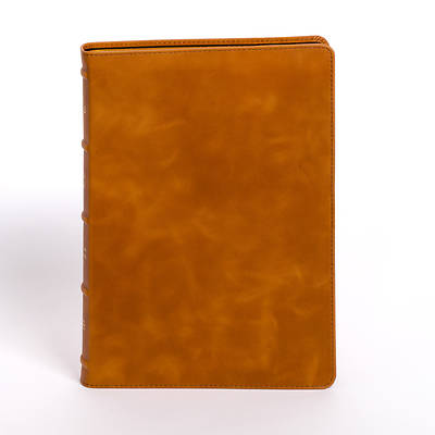 Picture of NASB Large Print Thinline Bible, Holman Handcrafted Edition, Marbled Chestnut Premium Calfskin