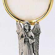 Picture of Koleys K123 8 Host Cap Pyx Brass