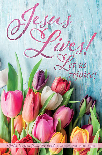 Picture of Jesus Lives Easter Regular Size Bulletin