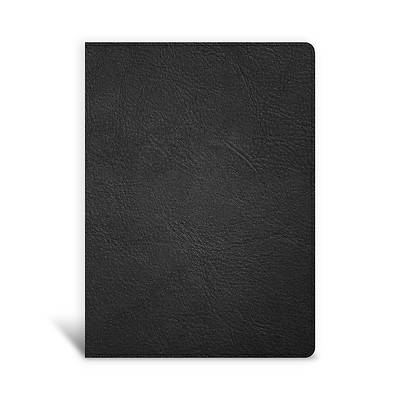Picture of KJV Single-Column Wide-Margin Bible, Holman Handcrafted Collection, Black Premium Goatskin