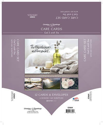 God is With You Care Cards - Box of 12
