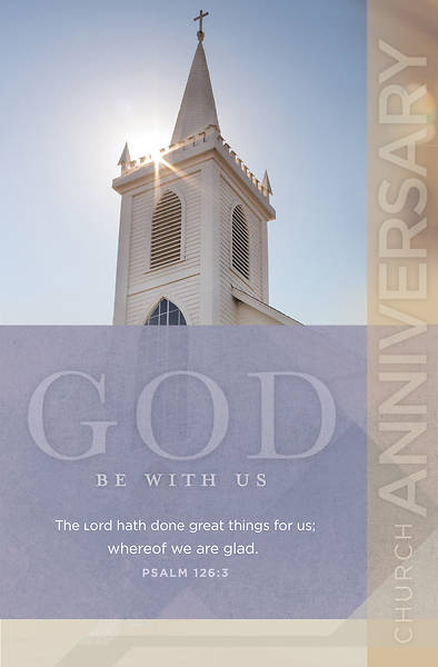 Picture of The Lord Has Done Great Things Church Anniversary Bulletin - Pack of 100