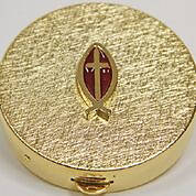 Picture of Koleys K124G 10 Host Cap Pyx 24K Gold Plated