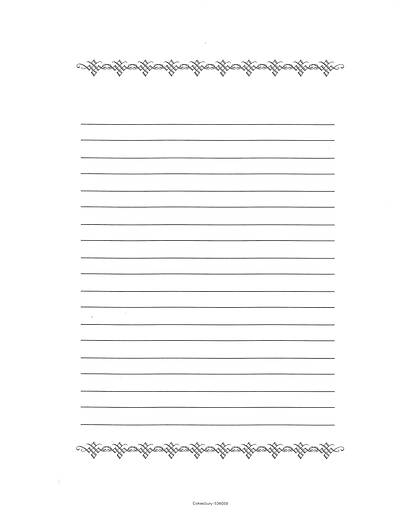 Picture of Lined Filler Sheets for In Remembrance Binder