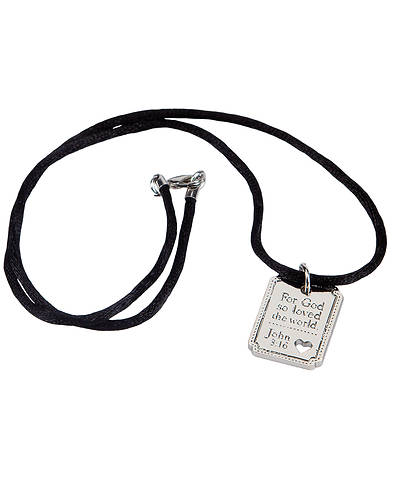Picture of So Loved Scripture Pendant