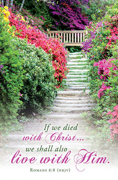 Picture of Live With Him Funeral Regular Size Bulletin