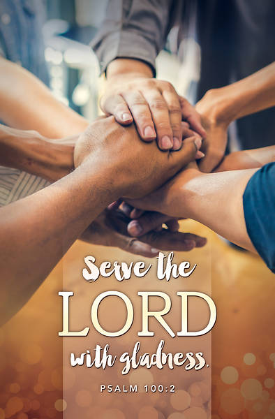 Picture of Serve the Lord General Regular Size Bulletin