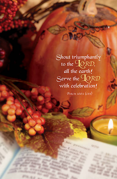 Picture of EXTRA Word Alive! Weekly Bulletin w/Message-Thanksgiving, Letter Size (Package of 25)