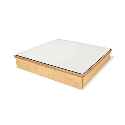 Picture of Whitney Brothers WB0206 Low Square Infant Floor Mirror