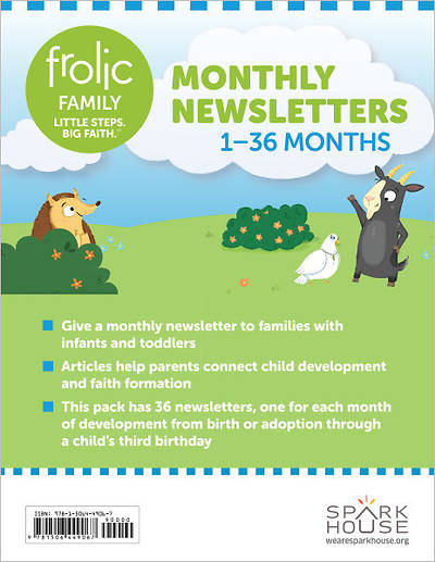 Frolic Family Monthly Newsletters Birth-Age 3