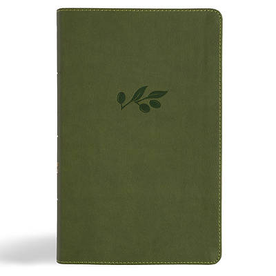 Picture of NASB Single-Column Personal Size Bible, Olive Leathertouch