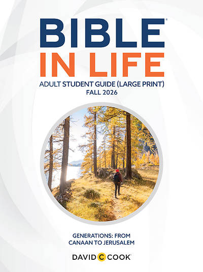 Picture of Bible in Life Adult Student Book Large Print Fall