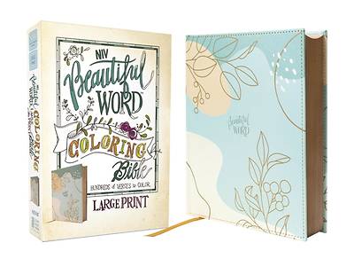 Picture of Niv, Beautiful Word Coloring Bible, Large Print, Leathersoft Over Board, Teal