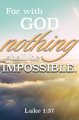 Picture of With God Bulletin (Pkg 100) General Worship