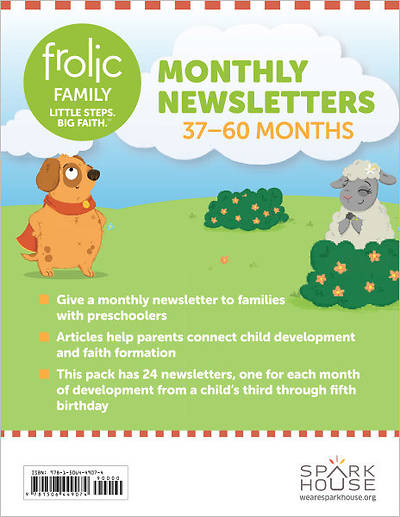 Frolic Family Monthly Newsletters 37-60 Months
