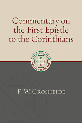 Picture of Commentary on the First Epistle to the Corinthians